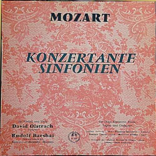 Cover Mozart* - Konzertante Sinfonien (LP) Schallplatten Ankauf