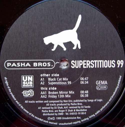 Cover Pasha Bros. - Superstitious 99 (12) Schallplatten Ankauf