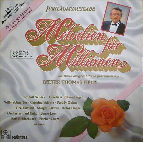 Cover Various - Melodien Für Millionen - Jubiläumsausgabe (2xLP, Comp + Box) Schallplatten Ankauf