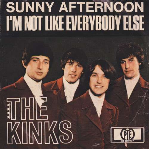 Cover The Kinks - Sunny Afternoon / I'm Not Like Everybody Else (7, Single) Schallplatten Ankauf
