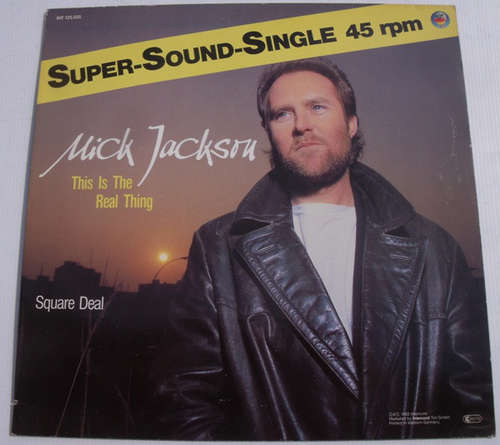 Cover Mick Jackson - This Is The Real Thing / Square Deal (12) Schallplatten Ankauf