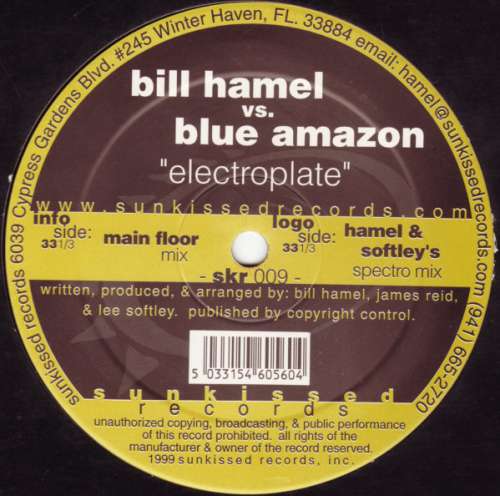 Cover Bill Hamel vs. Blue Amazon - Electroplate (12) Schallplatten Ankauf