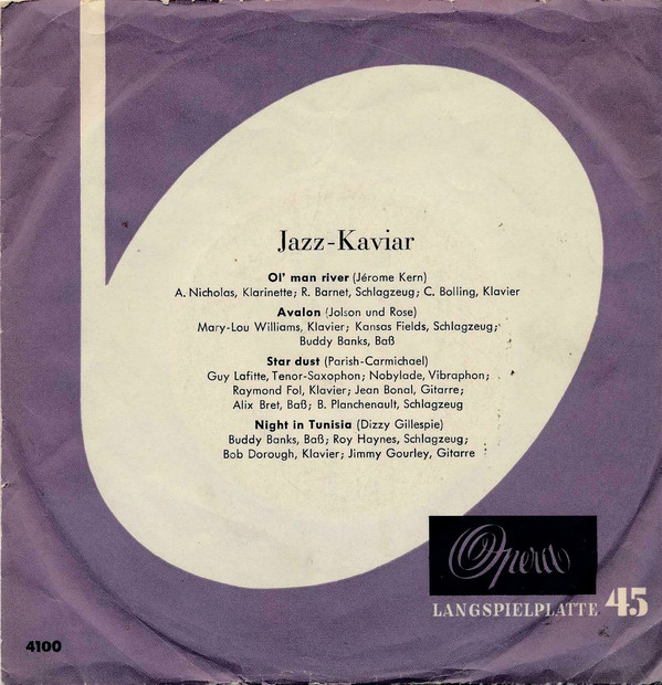 Cover Various - Jazz-Kaviar (7, EP, Comp) Schallplatten Ankauf