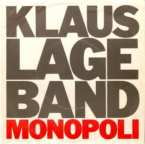 Cover Klaus Lage Band - Monopoli (7, Single) Schallplatten Ankauf