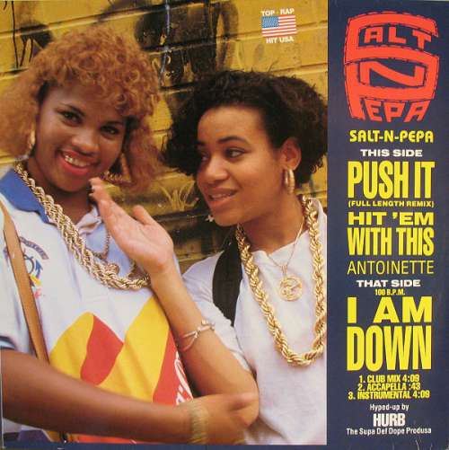 Cover Salt-N-Pepa* / Antoinette - Push It (Remix) / Hit 'Em With This / I Am Down (12, Maxi) Schallplatten Ankauf