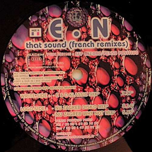 Cover E.N* - That Sound (French Remixes) (12) Schallplatten Ankauf