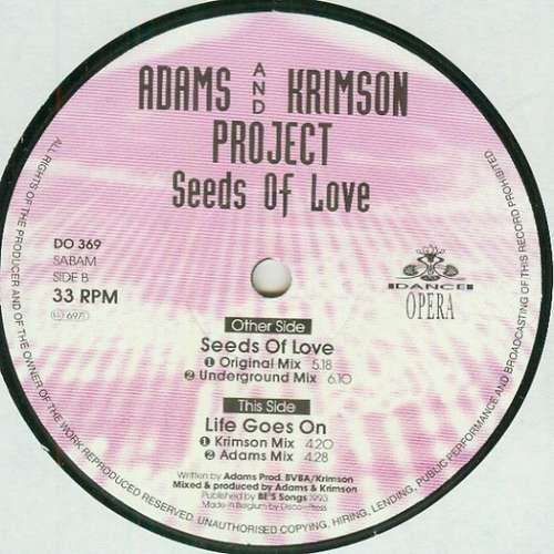 Cover Seeds Of Love Schallplatten Ankauf