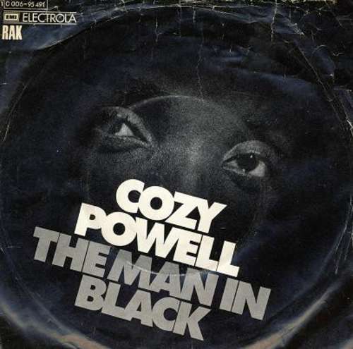 Cover Cozy Powell - The Man In Black (7, Single) Schallplatten Ankauf