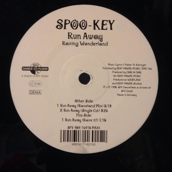 Bild Spoo-Key - Run Away (Raving Wonderland) (12) Schallplatten Ankauf