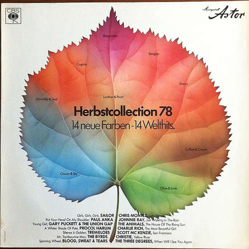 Cover Various - Margaret Astor Herbstcollection 78 (LP, Comp) Schallplatten Ankauf