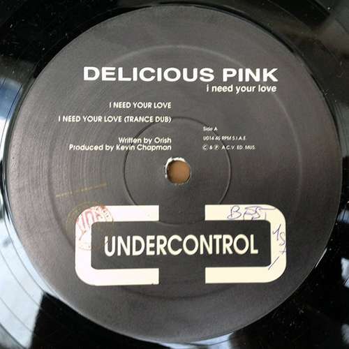 Cover Delicious Pink - I Need Your Love (12) Schallplatten Ankauf
