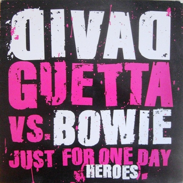 Cover David Guetta vs. Bowie* - Just For One Day (Heroes) (12) Schallplatten Ankauf