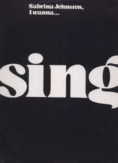 Cover Sabrina Johnston - I Wanna Sing (12) Schallplatten Ankauf