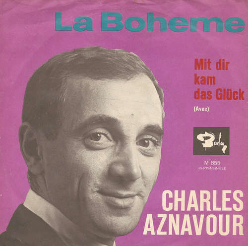 Cover Charles Aznavour - La Boheme (7, Single, Mono) Schallplatten Ankauf