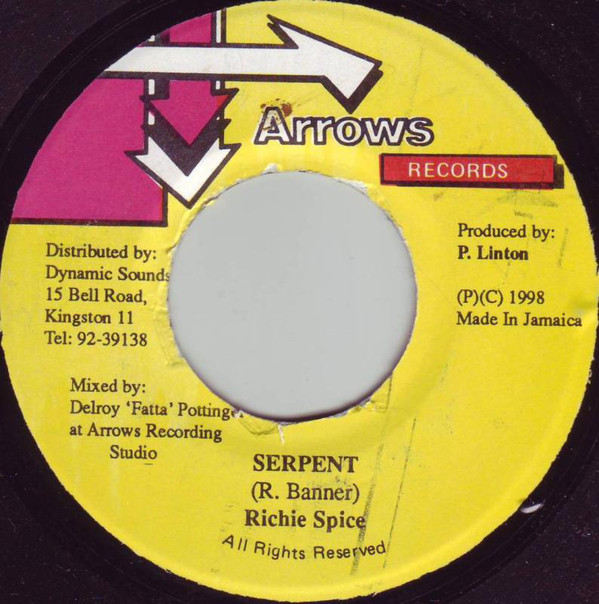 Cover Richie Spice - Serpent (7) Schallplatten Ankauf
