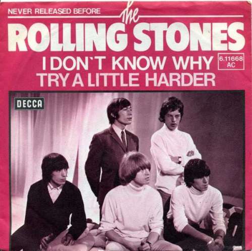 Cover The Rolling Stones - I Don't Know Why / Try A Little Harder (7, Single) Schallplatten Ankauf