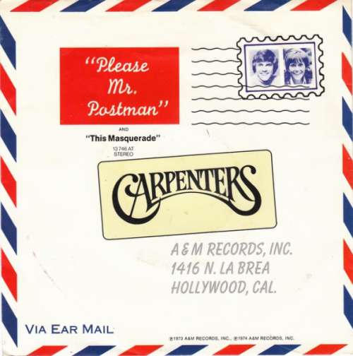 Cover Carpenters - Please Mr. Postman (7, Single) Schallplatten Ankauf