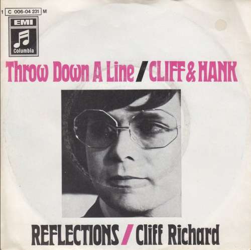 Cover Cliff* And Hank* / Cliff Richard - Throw Down A Line / Reflections (7, Single, Mono) Schallplatten Ankauf