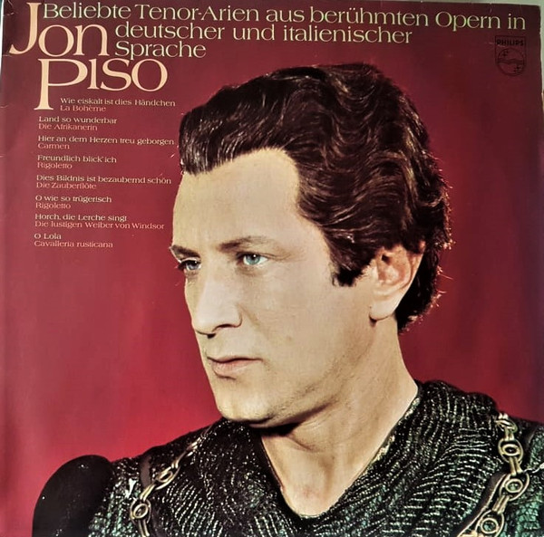 Bild Ion Piso - Beliebte Tenor-Arien Aus Berühmten Opern In Deutscher Und Italienischer Sprache   (LP, Album) Schallplatten Ankauf