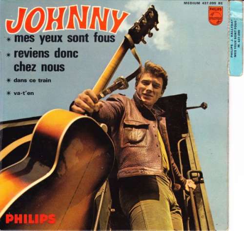 Cover Johnny Hallyday - Mes Yeux Sont Fous (7, EP, Mono) Schallplatten Ankauf