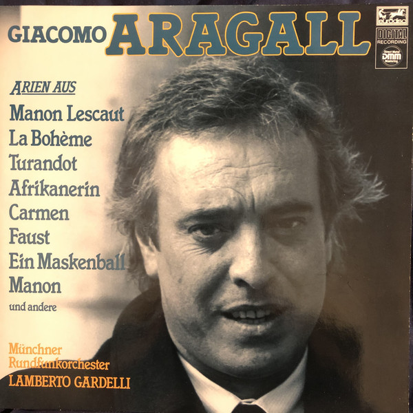 Cover Giacomo Aragall - Arien Aus Italienischen Und Französischen Opern (LP) Schallplatten Ankauf