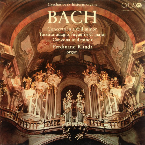 Cover Bach*, Ferdinand Klinda - Czechoslovak Historic Organs - Bach (LP, Album, RP) Schallplatten Ankauf
