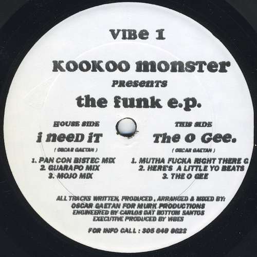 Cover Kookoo Monster - The Funk E.P. (12, EP) Schallplatten Ankauf