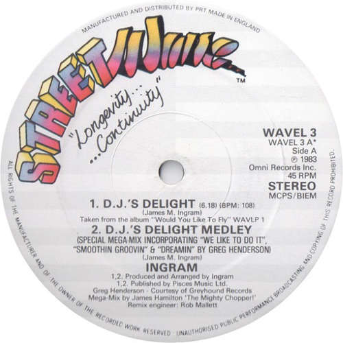 Cover Ingram - D.J.'s Delight (12) Schallplatten Ankauf