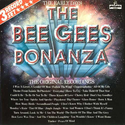Cover The Bee Gees* - The Bee Gees Bonanza - The Early Days - The Original Recordings (Box + 3xLP, Comp, Ele) Schallplatten Ankauf