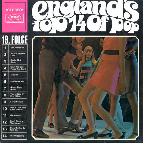 Cover Various - England's Top 14 Of Pop, 19. Folge (LP, Comp) Schallplatten Ankauf