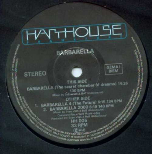 Cover Barbarella - The Secret Chamber Of Dreams (12) Schallplatten Ankauf