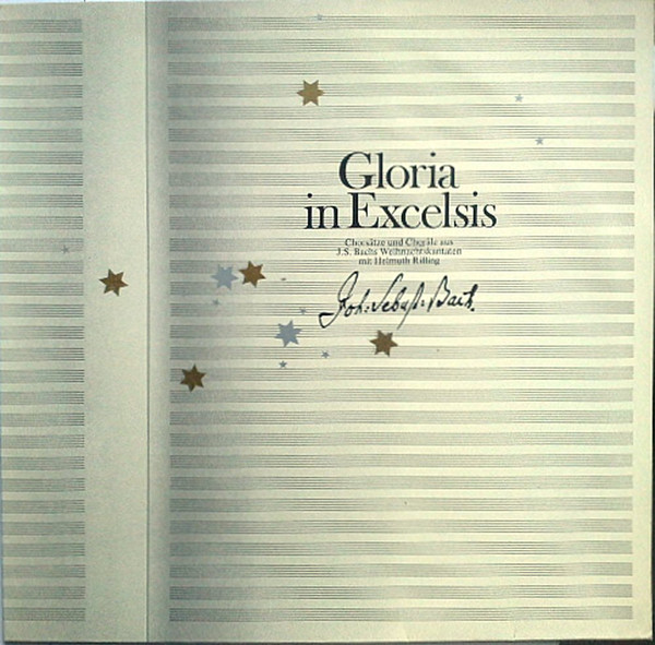 Cover Joh:Sebast:Bach.*, Helmuth Rilling - Gloria In Excelsis (LP) Schallplatten Ankauf
