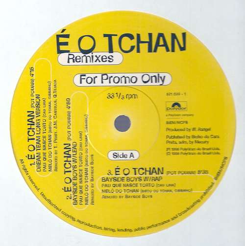 Cover É O Tchan - É O Tchan (Remixes) (12, Promo) Schallplatten Ankauf