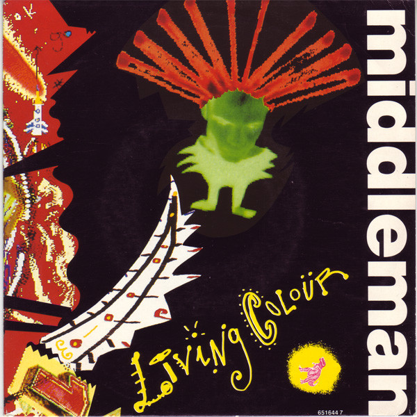 Cover Living Colour - Middleman (7, Single) Schallplatten Ankauf