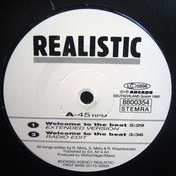 Bild Realistic - Welcome To The Beat (12) Schallplatten Ankauf