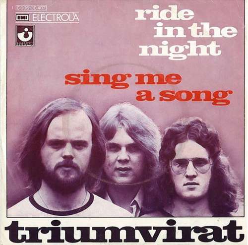 Cover Triumvirat - Ride In The Night / Sing Me A Song (7, Single) Schallplatten Ankauf