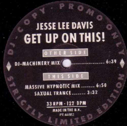 Cover Jesse Lee Davis - Get Up On This! (12, Ltd, Promo) Schallplatten Ankauf