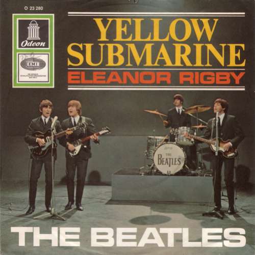 Cover The Beatles - Yellow Submarine / Eleanor Rigby (7, Single, Mono) Schallplatten Ankauf