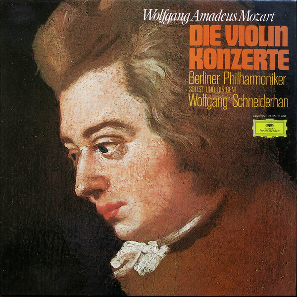 Cover Wolfgang Amadeus Mozart, Berliner Philharmoniker, Wolfgang Schneiderhan - Die Violinkonzerte (3xLP, Club, RP + Box) Schallplatten Ankauf