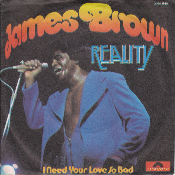 Cover James Brown - Reality (7, Single) Schallplatten Ankauf