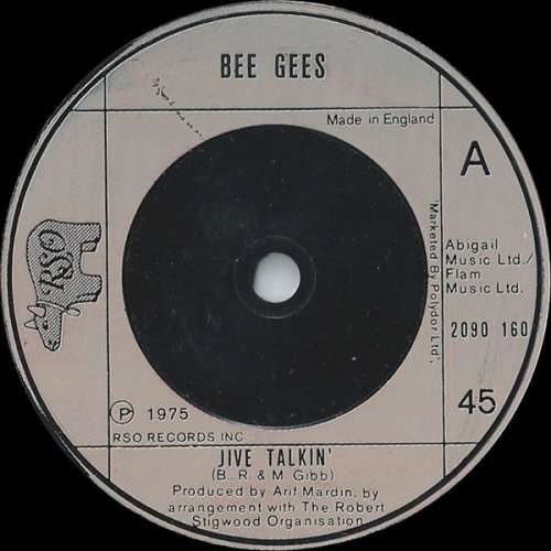 Cover Bee Gees - Jive Talkin' (7, Single, Sol) Schallplatten Ankauf
