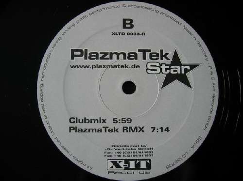 Cover PlazmaTek - Star (12) Schallplatten Ankauf