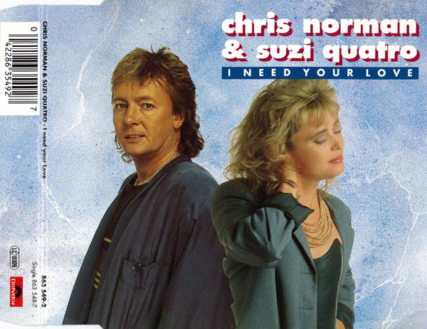 Cover Chris Norman & Suzi Quatro - I Need Your Love (CD, Maxi) Schallplatten Ankauf