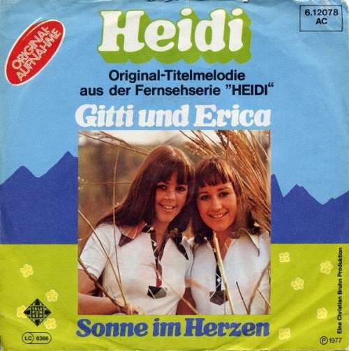 Cover Gitti Und Erica* - Heidi (7, Single) Schallplatten Ankauf