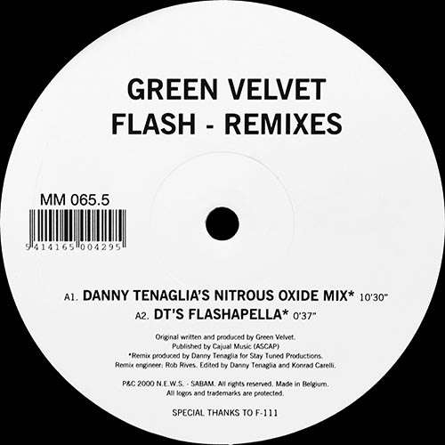 Cover Green Velvet - Flash - Remixes (12) Schallplatten Ankauf