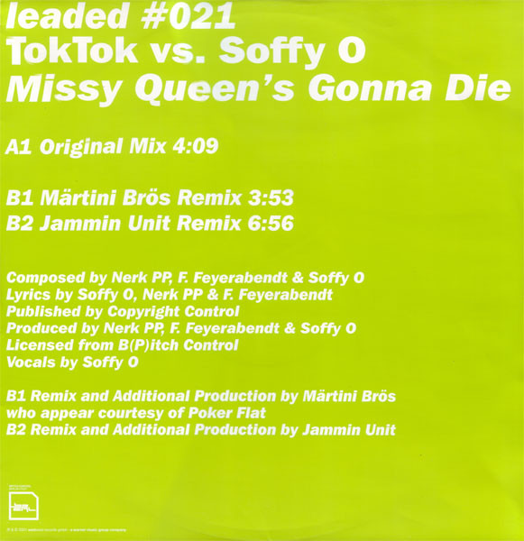 Cover Missy Queen's Gonna Die Schallplatten Ankauf
