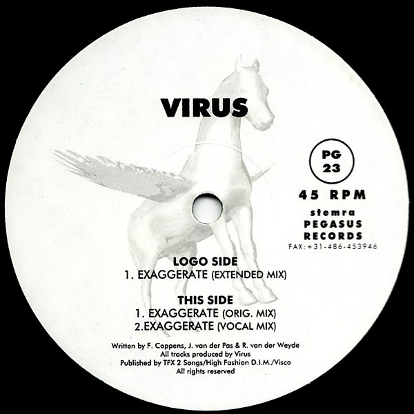 Bild Virus (24) - Exaggerate (12) Schallplatten Ankauf