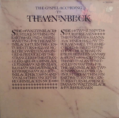 Cover The Stranglers - The Gospel According To The Meninblack (LP, Album, Gat) Schallplatten Ankauf