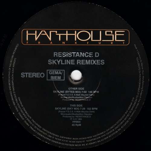 Cover Resistance D - Skyline (Remixes) (12) Schallplatten Ankauf