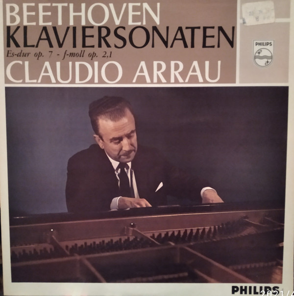 Cover Beethoven*, Claudio Arrau - Klaviersonaten Es-Dur Op. 7 - F-Moll Op. 2, 1 (LP, Album, Mono) Schallplatten Ankauf